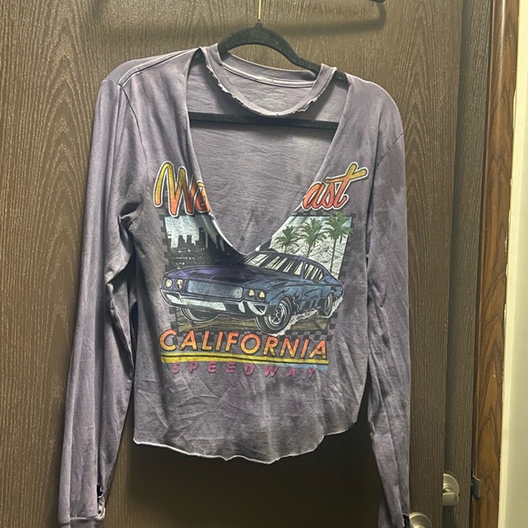 Destroyed Long Sleeve Graphic Tee - Picture 1 of 2